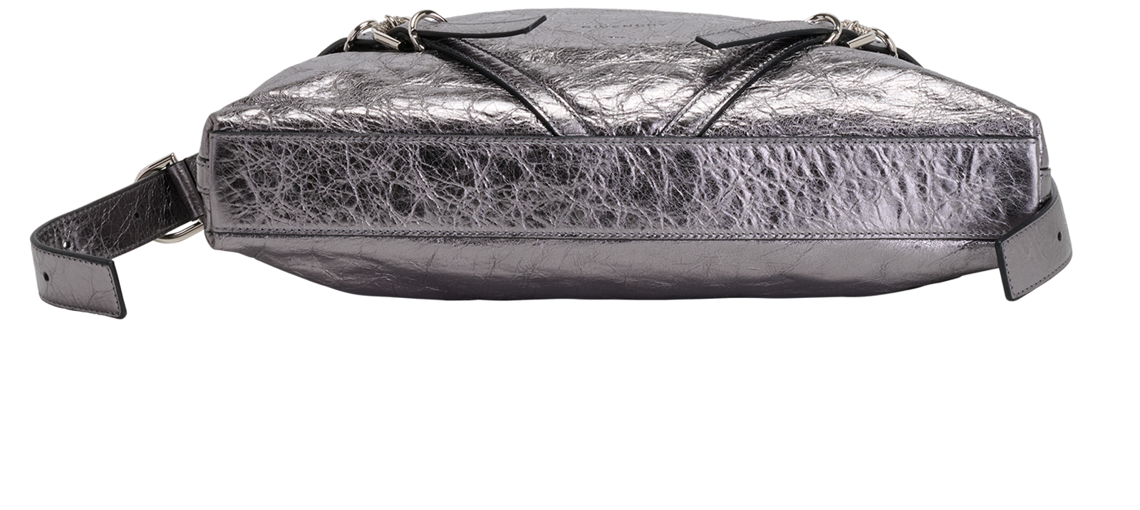 Medium Voyou, &pound;450, Handbags, Silver, Leather, Top view